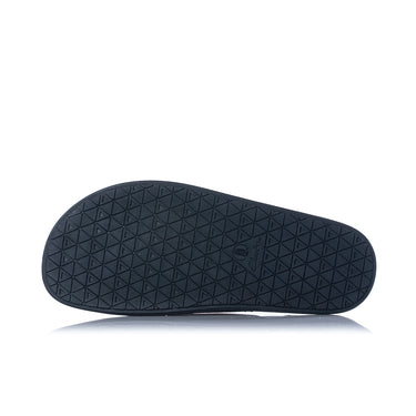CLARKS SIGNATURE TORFORD CROSS SANDAL SLIDE 181382 BLACK LEATHER - Shoelosophy