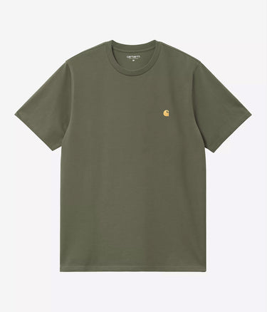 CARHARTT WIP CHASE T-SHIRT I026391 LEAF GREEN - Shoelosophy