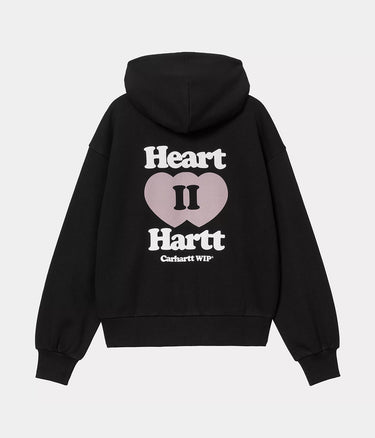 CARHARTT WIP DAMEN HOODED HEART II HARTT JACKET I035242 SCHWARZ - Shoelosophy