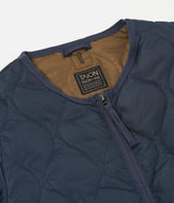 TAION UNISEX MILITARY W-ZIP CREW NECK DOWN JACKET DARK NAVY - Shoelosophy