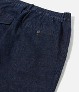 UNIVERSAL WORKS OXFORD PANT 33650 FUTURE DENIM INDIGO - Shoelosophy