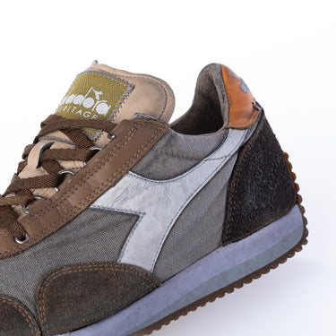 DIADORA HERITAGE EQUIPE DIRTY STONE WASHED EVO BEIGE LEDER - Shoelosophy