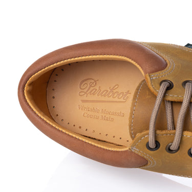 PARABOOT THIERS MIEL NUBUCK CAMEL MADE IN SPAIN - Shoelosophy