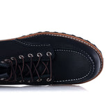 RED WING 2949 MOC TOE ROUGHNECK BLACK MADE IN USA 6" MOC - Shoelosophy