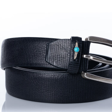 ACC STUDIO LEDERGÜRTEL HANDGEFERTIGT IN ITALIEN SCHWARZ - Shoelosophy