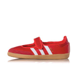 ADIDAS WOMENS SAMBA JANE JQ6446 BETTER SCARLET RED - Shoelosophy