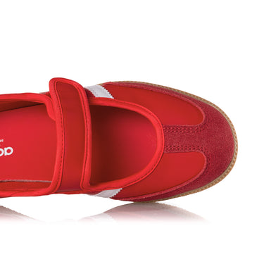 ADIDAS WOMENS SAMBA JANE JQ6446 BETTER SCARLET RED - Shoelosophy