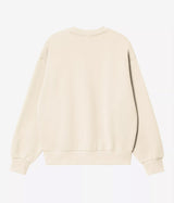 CARHARTT WIP WOMENS CASEY SWEATSHIRT I032643 NATURAL - Shoelosophy
