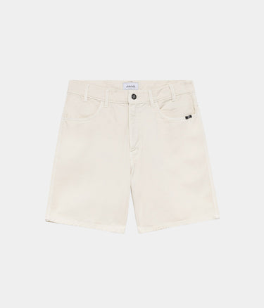 AMISH BERMUDA BERNIE BULL OFF WHITE DENIM TWILL - Shoelosophy