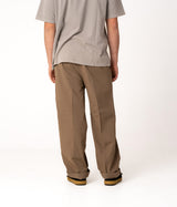 AMISH CHINO JAPAN HOSE PIGMENTGEFÄRBT WIDE BEINE POPELINE BAUMWOLLE HANF - Shoelosophy