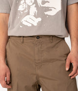 AMISH CHINO JAPAN HOSE PIGMENTGEFÄRBT WIDE BEINE POPELINE BAUMWOLLE HANF - Shoelosophy