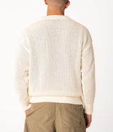 AMISH CREW NECK OVER OFF WHITE MADE IN ITALY - Shoelosophy