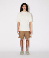 AMISH UNISEX T-SHIRT MICRO LOGO OFF WHITE MADE IN ITALY - Shoelosophy