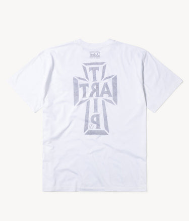 ARIES ARISE ART TRIP REVERSE SS TEE STAR60013 WHITE - Shoelosophy