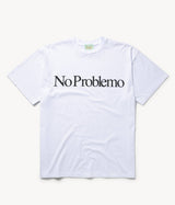 ARIES ARISE NO PROBLEM SS TEE COAR60002 WEISS HERGESTELLT IN ITALIEN - Shoelosophy