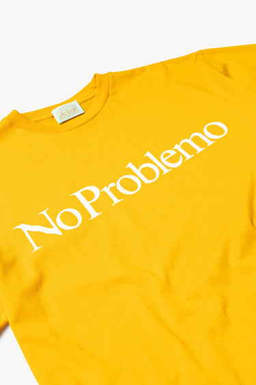 ARIES ARISE NO PROBLEM SS TEE STAR60002 MUSTARD MADE IN ITALY - Shoelosophy