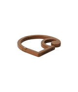 CARHARTT WIP C LOGO CARABINER I036650 ZINC ALLOY BROWN - Shoelosophy