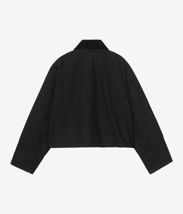 CARHARTT WIP DAMEN PRESCOTT JACKET I036512 SCHWARZ STÜCKGEFÄRBT - Shoelosophy
