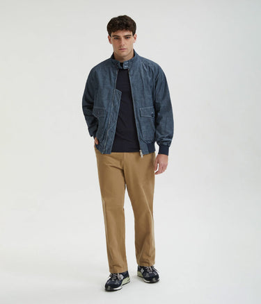 BARACUTA CHAMBRAY AF POCKET G9 BLAU - Shoelosophy