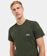 BARBOUR INTERNATIONAL RADOK POCKET TEE FOREST - Shoelosophy