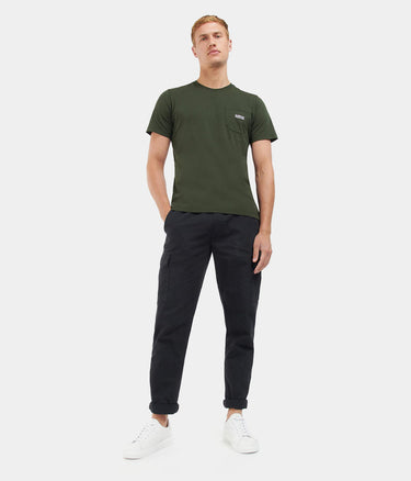 BARBOUR INTERNATIONAL RADOK POCKET TEE FOREST - Shoelosophy