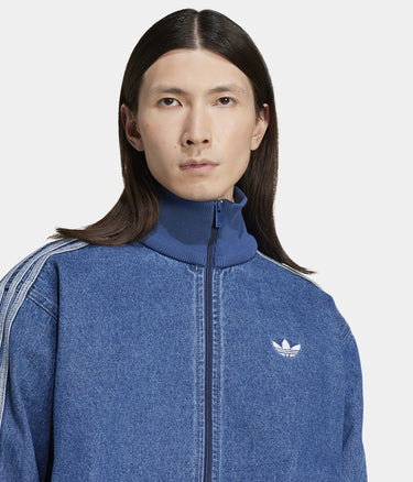 ADIDAS ORIGINALS DENIM FIREBIRD TRACK TOP JC6233 MEDIUM BLUE - Shoelosophy
