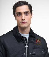 BARBOUR INTERNATIONAL STEVE McQUEEN WORKERS WAX JACKET BLACK - Shoelosophy