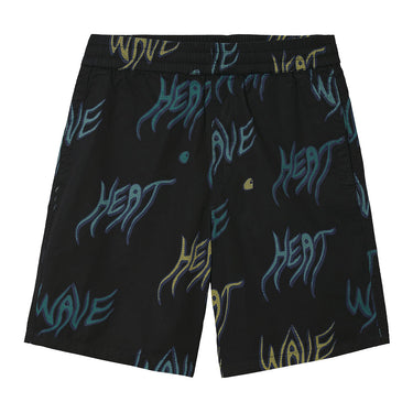 CARHARTT HEAT WAVE SHORT I028800 BLACK - Shoelosophy