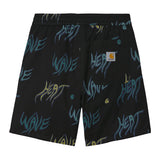 CARHARTT HEAT WAVE SHORT I028800 BLACK - Shoelosophy