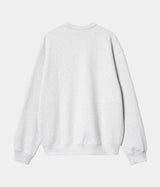 CARHARTT WIP BILLY SWEATSHIRT I034038 ASH HEATHER - Shoelosophy