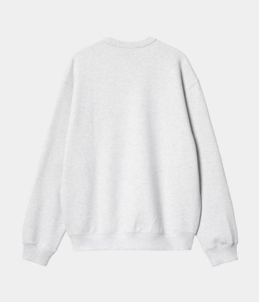 CARHARTT WIP BILLY SWEATSHIRT I034038 ASH HEATHER - Shoelosophy
