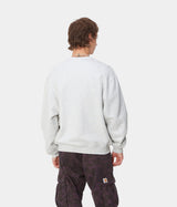 CARHARTT WIP BILLY SWEATSHIRT I034038 ASH HEATHER - Shoelosophy