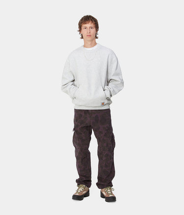 CARHARTT WIP BILLY SWEATSHIRT I034038 ASH HEATHER - Shoelosophy