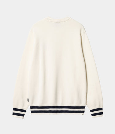 CARHARTT WIP CAMBRIDGE SWEATER I033044 WAX BLUE - Shoelosophy
