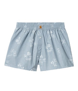 CARHARTT WIP COTTON BOXER I032355 STAMP PRINT MISTY SKY - Shoelosophy