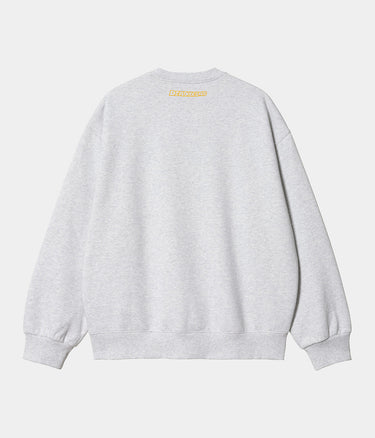 CARHARTT WIP DEAD KEBAB KNOCK KNOCK SWEATSHIRT I032453 ASH HEATHER - Shoelosophy