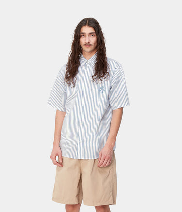 CARHARTT WIP LINUS SHIRT I033028 STRIPE BLEACH - Shoelosophy
