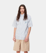 CARHARTT WIP LINUS SHIRT I033028 STRIPE BLEACH - Shoelosophy