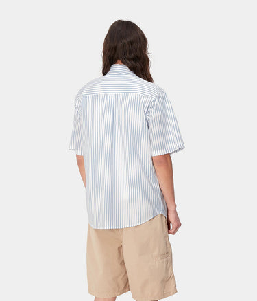 CARHARTT WIP LINUS SHIRT I033028 STRIPE BLEACH - Shoelosophy