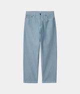CARHARTT WIP MENARD PANT I033579 HERRINGBONE DENIM - Shoelosophy