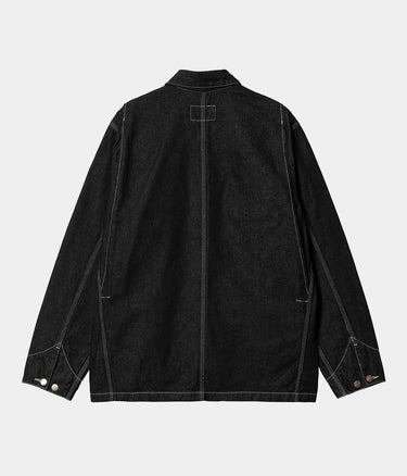 CARHARTT WIP OG CHORE COAT I031896 BLACK ONE WASH - Shoelosophy