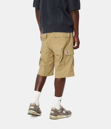 CARHARTT WIP REGULAR CARGO SHORT I028246 AGATE RINSED - Shoelosophy