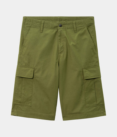 CARHARTT WIP REGULAR CARGO SHORT I028246 KIWI RINSED - Shoelosophy