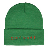 CARHARTT WIP SCRIPT BEANIE I030884 BONSAI BRICK - Shoelosophy