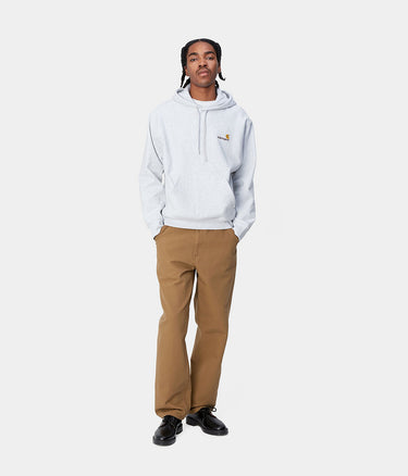 CARHARTT WIP シンプル パンツ I031220 ハミルトン ブラウン リンスド キャンバス - Shoelosophy