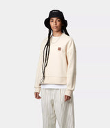 CARHARTT WIP WOMENS ELDON SWEATSHIRT I034373 NATURAL - Shoelosophy