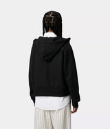 CARHARTT WIP WOMENS HOODED ELDON SWEATSHIRT JACKET I034374 SCHWARZ - Shoelosophy