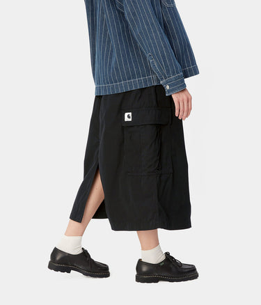 CARHARTT WIP WOMENS JET CARGO SKIRT I033148 SCHWARZ - Shoelosophy