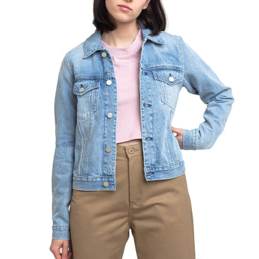 CARHARTT WOMENS JETSON JACKET I028020 BLUE STONE DAMEN JEANSJACKE - Shoelosophy