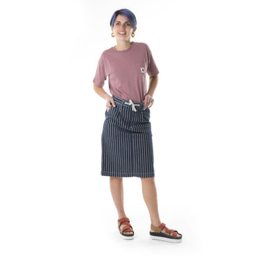 CARHARTT WOMENS TRADE SKIRT I029108 DARK NAVY WAX SKIRT WORK - Shoelosophy